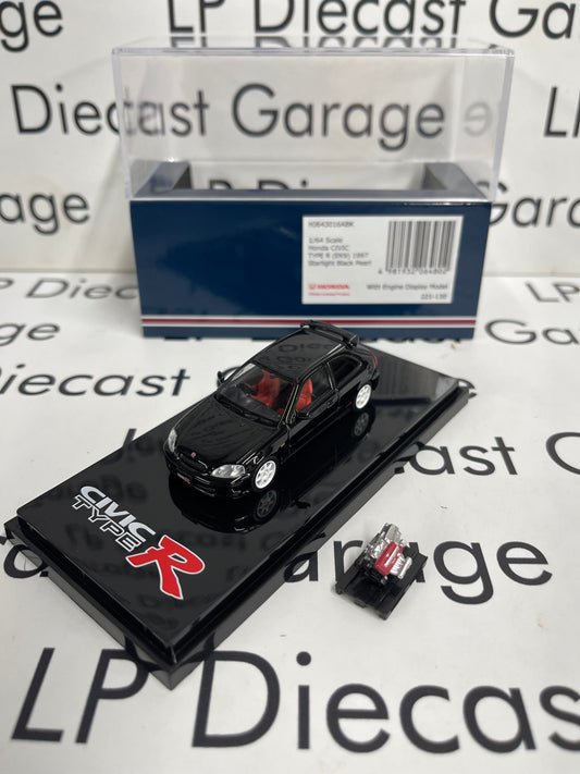 HOBBY JAPAN 1997 Honda Civic Type R EK9 Black 1:64 Diecast