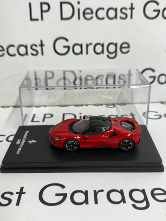 EDICOLA 2019 Ferrari SF90 Stradeale Red 1:64 Diecast w/ Display Case