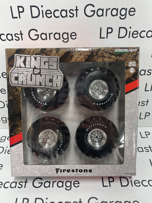 GREENLIGHT King of Crunch Firestone Wheelset 48" for 1:18 Scale Diecast Monster Truck