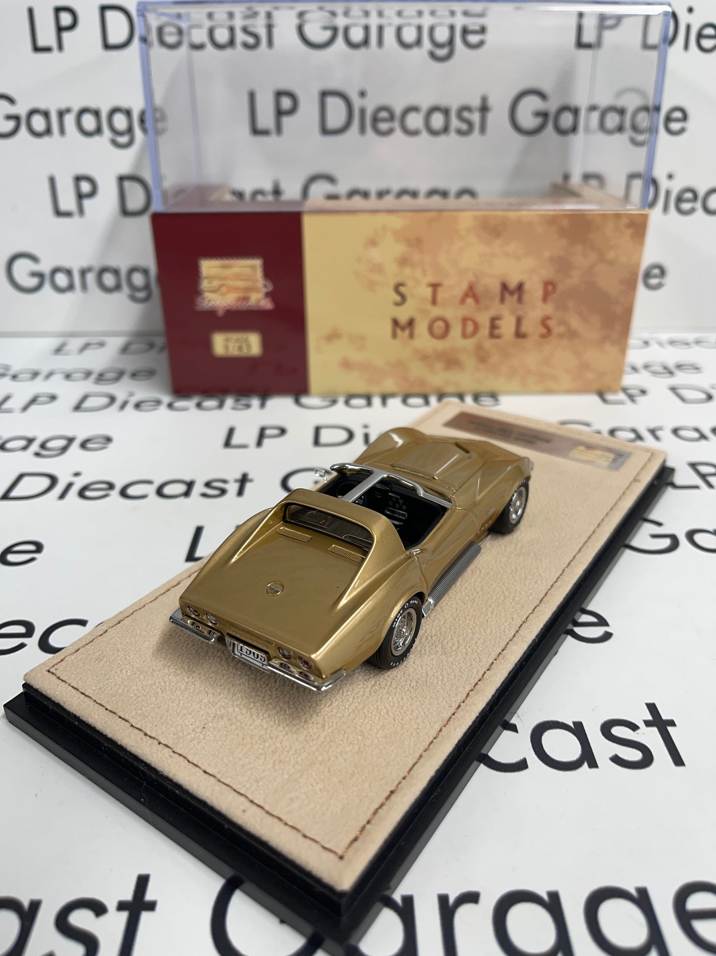 STAMP MODELS 1969 Chevrolet Corvette L88 Gold 1:43 Scale Resin Model
