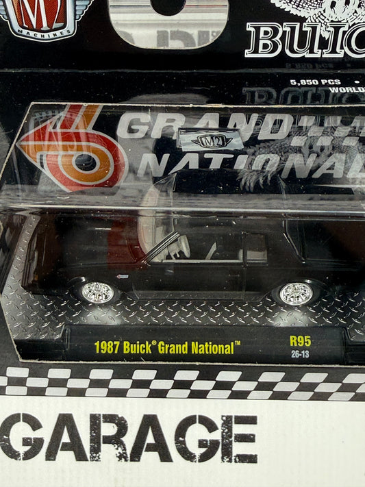 M2 1987 Buick Grand National Black 1:64 Diecast Detroit Muscle