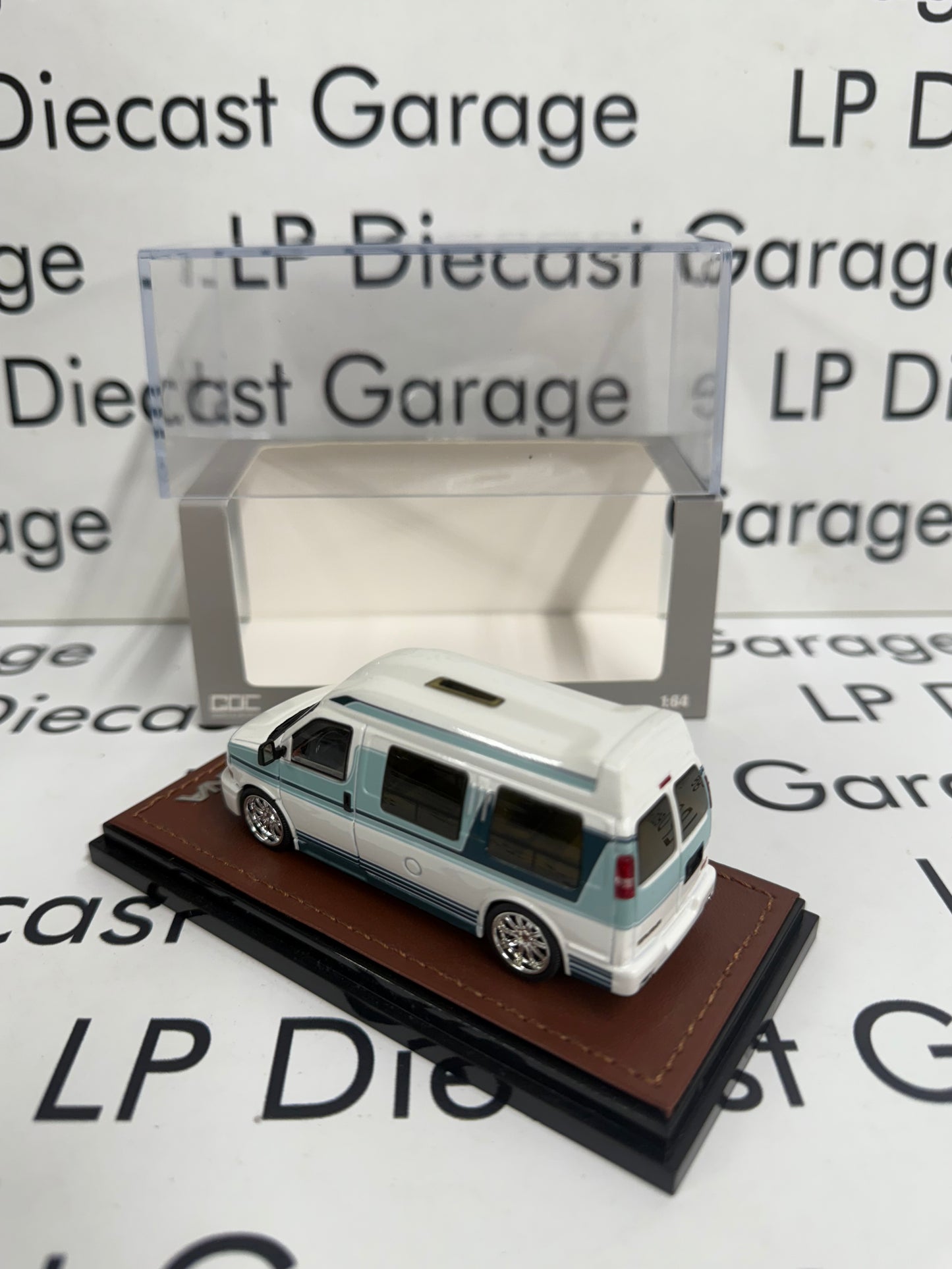 GOC GMC Savana RV Van Blue/White Limited Edition 1:64 Diecast Exclusive