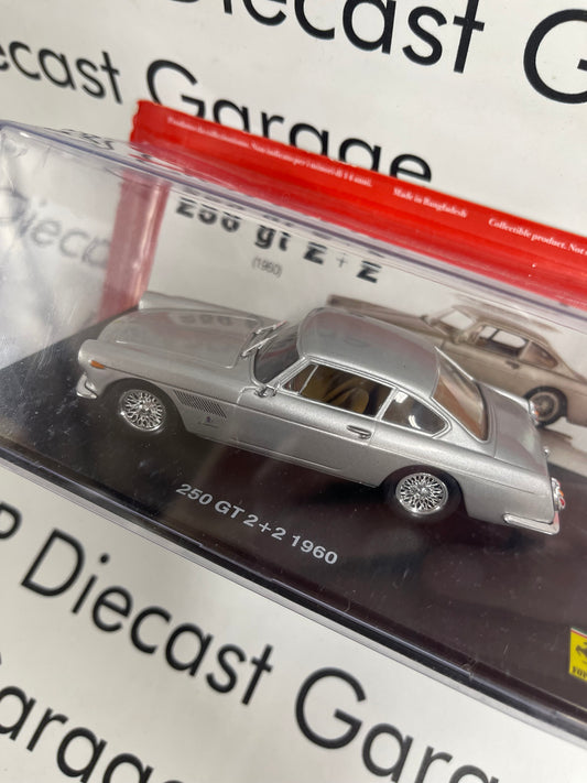 EDICOLA 1960 Ferrari 250 GT 2+2 Silver 1:43 Diecast Euro