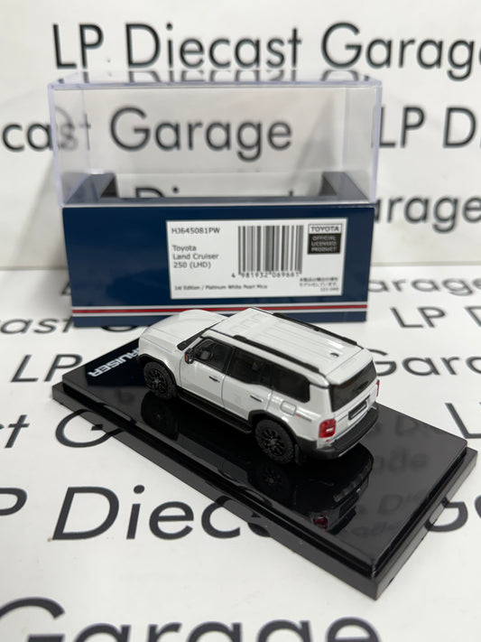HOBBY JAPAN 2024 Toyota Land Cruiser 1st Edition White LHD 1:64 Diecast