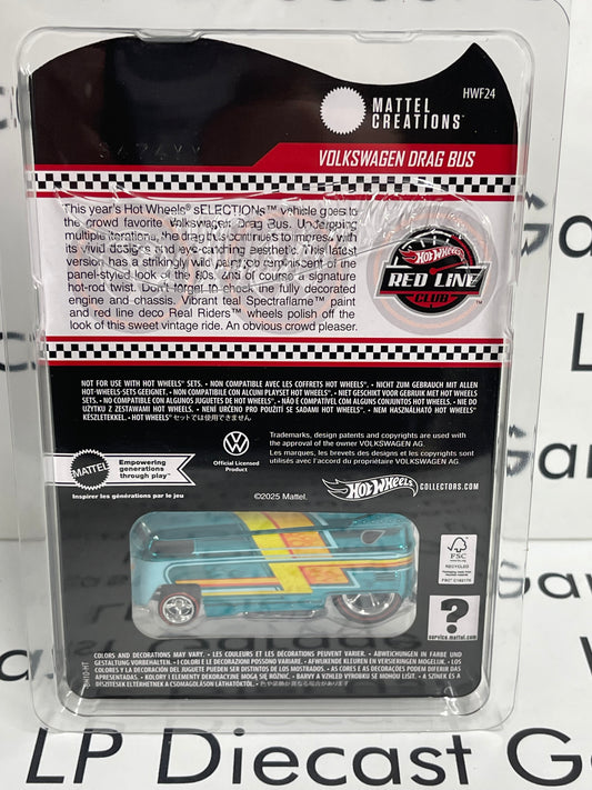 HOT WHEELS Volkswagen Drag Bus 2024 Selections Car RLC Collectors 1:64 Diecast