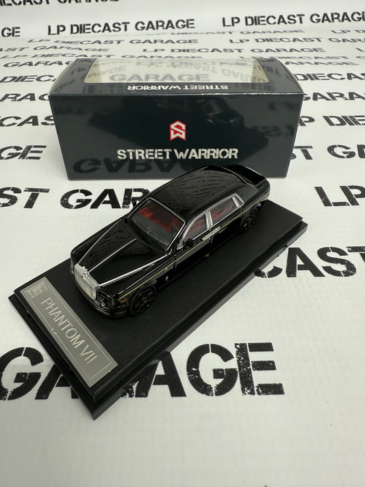 STREET WARRIOR Rolls Royce Phantom VII Black 1:64 Diecast