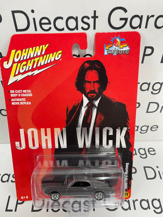 JOHNNY LIGHTNING 1969 Ford Mustang John Wick 1:64 Diecast Pop Culture