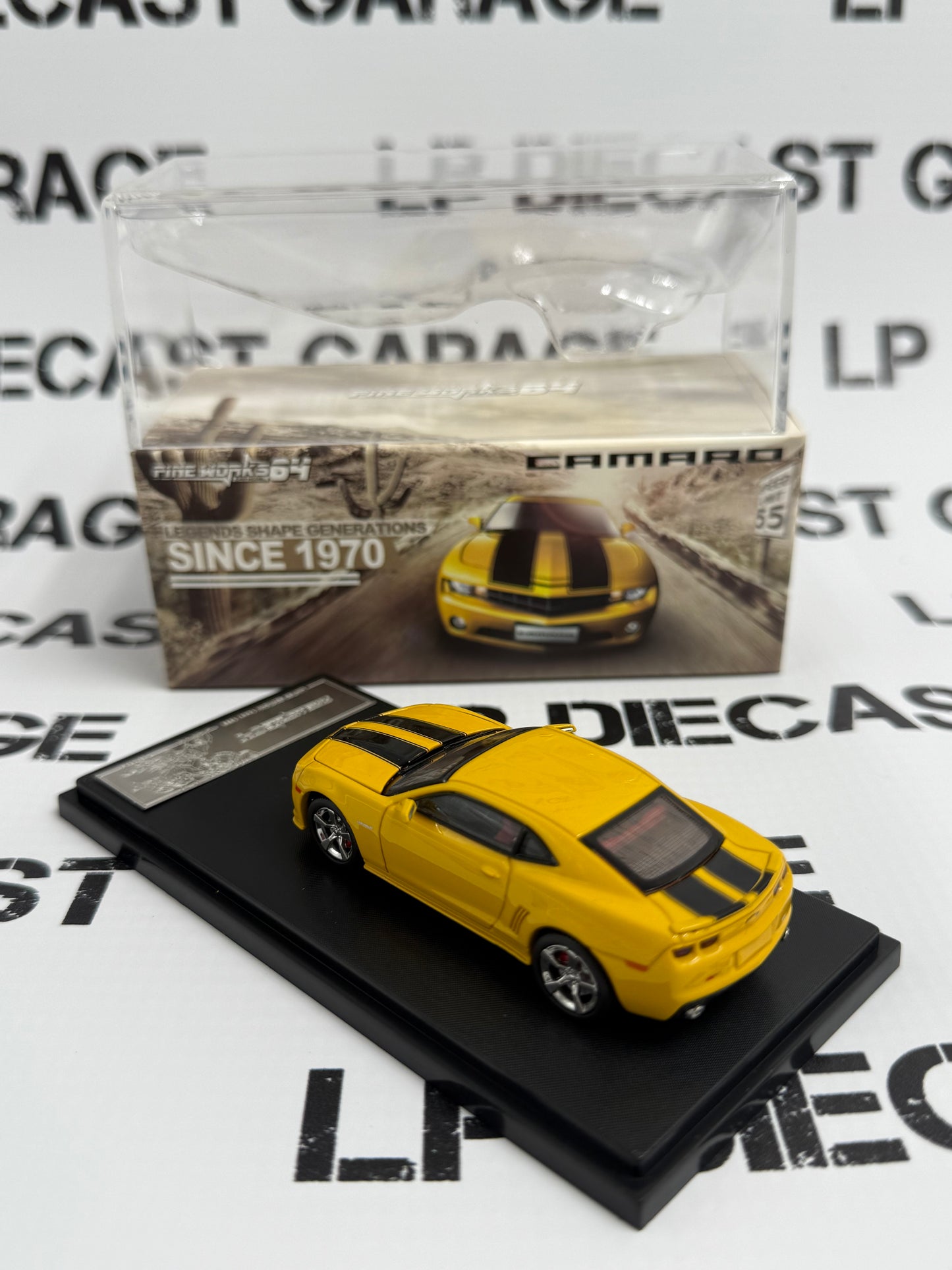 FINE WORKS 64 2010 Chevrolet Camaro Yellow Bumblebee 1:64 Diecast