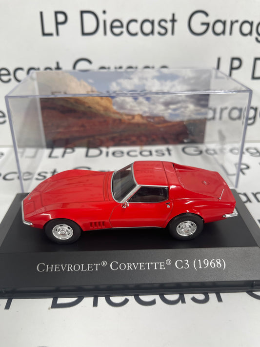 EDICOLA 1968 Chevrolet Corvette C3 Red 1:43 Diecast