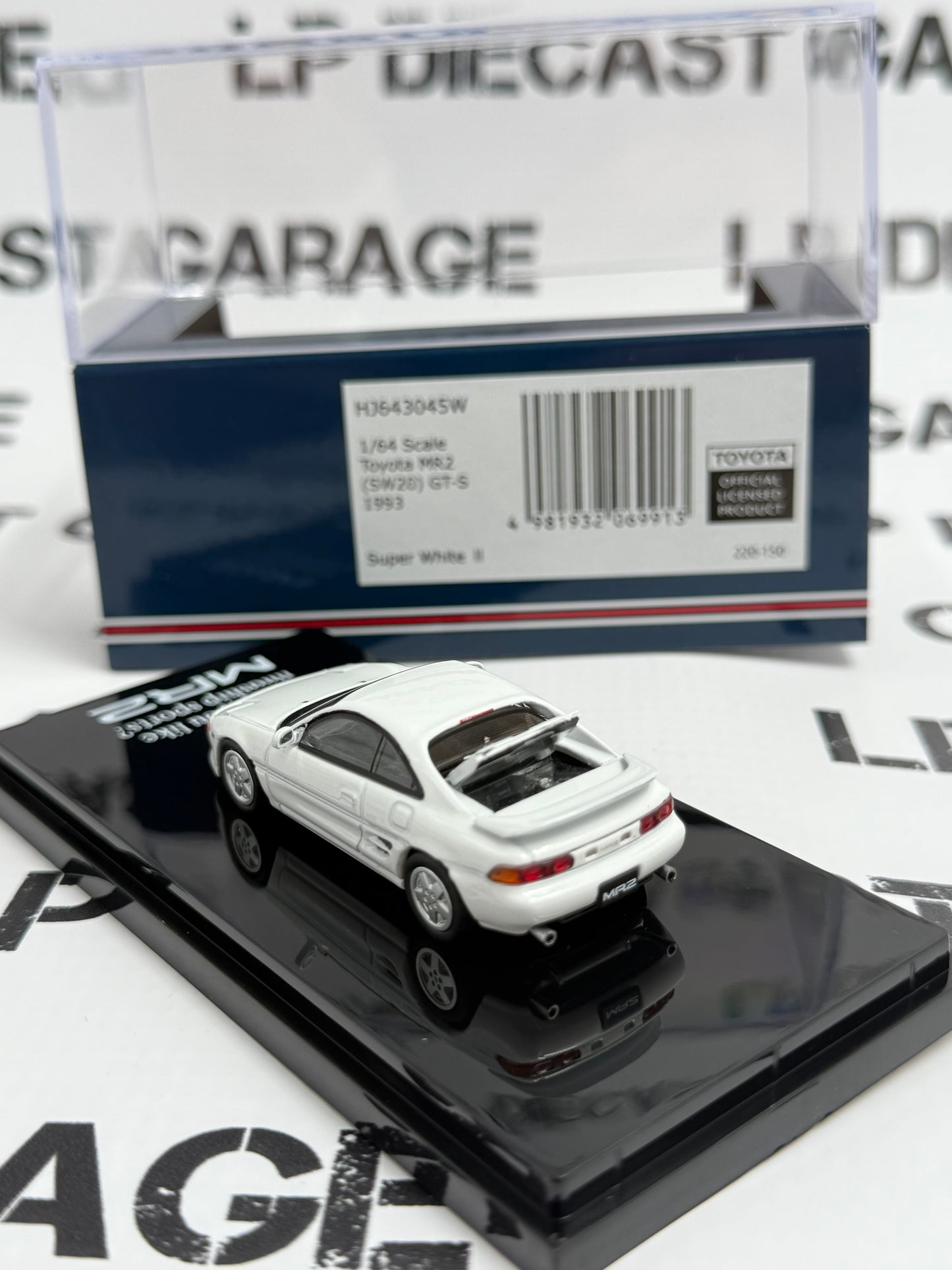 HOBBY JAPAN 1993 Toyota MR2 (SW20) GT-S White 1:64 Diecast