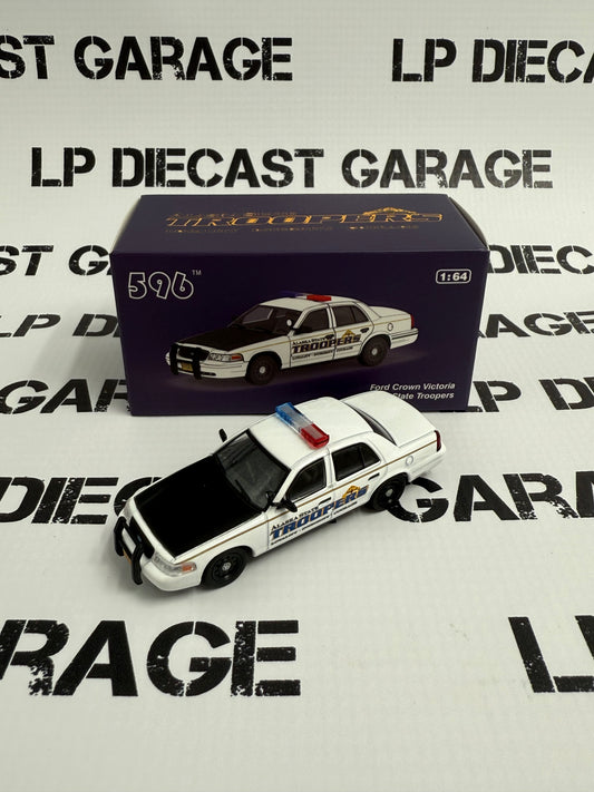596 Model Ford Crown Victoria Alaska State Troopers 1:64 Diecast