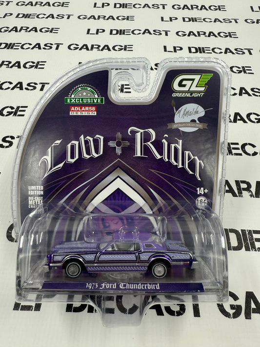 CHROME CHASE GREENLIGHT 1973 Ford Thunderbird Lowrider 1:64 Diecast Michael Heralda Exclusive