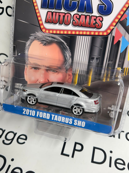 GREENLIGHT 2010 Ford Taurus SHO Silver LP Exclusive 1:64 Diecast Ricks Auto Sales