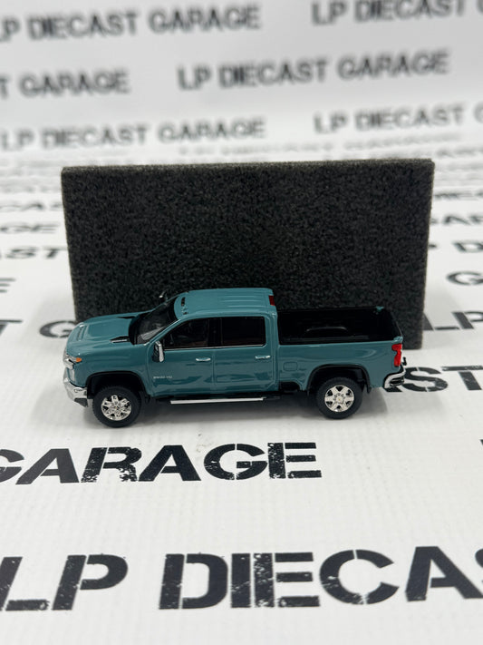 MODEL TRUCK 2023 Chevrolet Silverado 2500HD Blue 1:64 Diecast