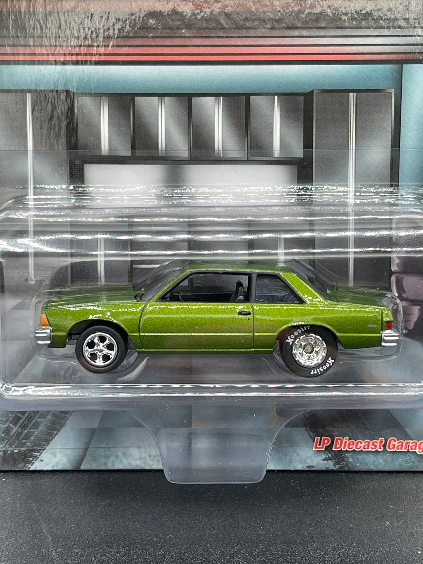 JOHNNY LIGHTNING 1979 Chevrolet Malibu Jungle Green LP Exclusive 1:64 Diecast Promo