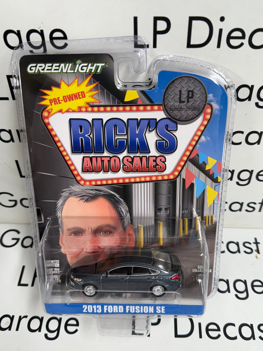 GREENLIGHT 2013 Ford Fusion SE Gray LP Exclusive 1:64 Diecast Ricks Auto Sales