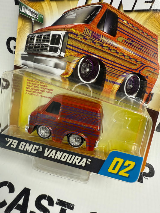 CARTUNED '79 GMC Vandura Orange 1:64 Diecast Series 3