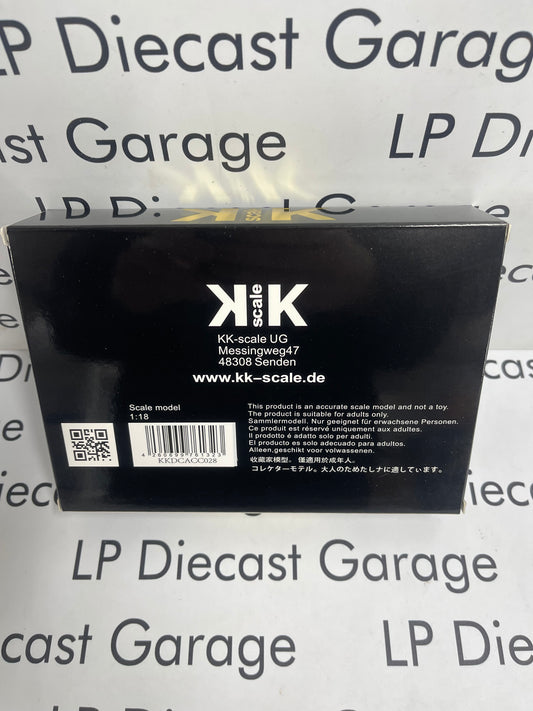 KK Scale Porsche Black Wheel Set (4) for 1:18 Diecast