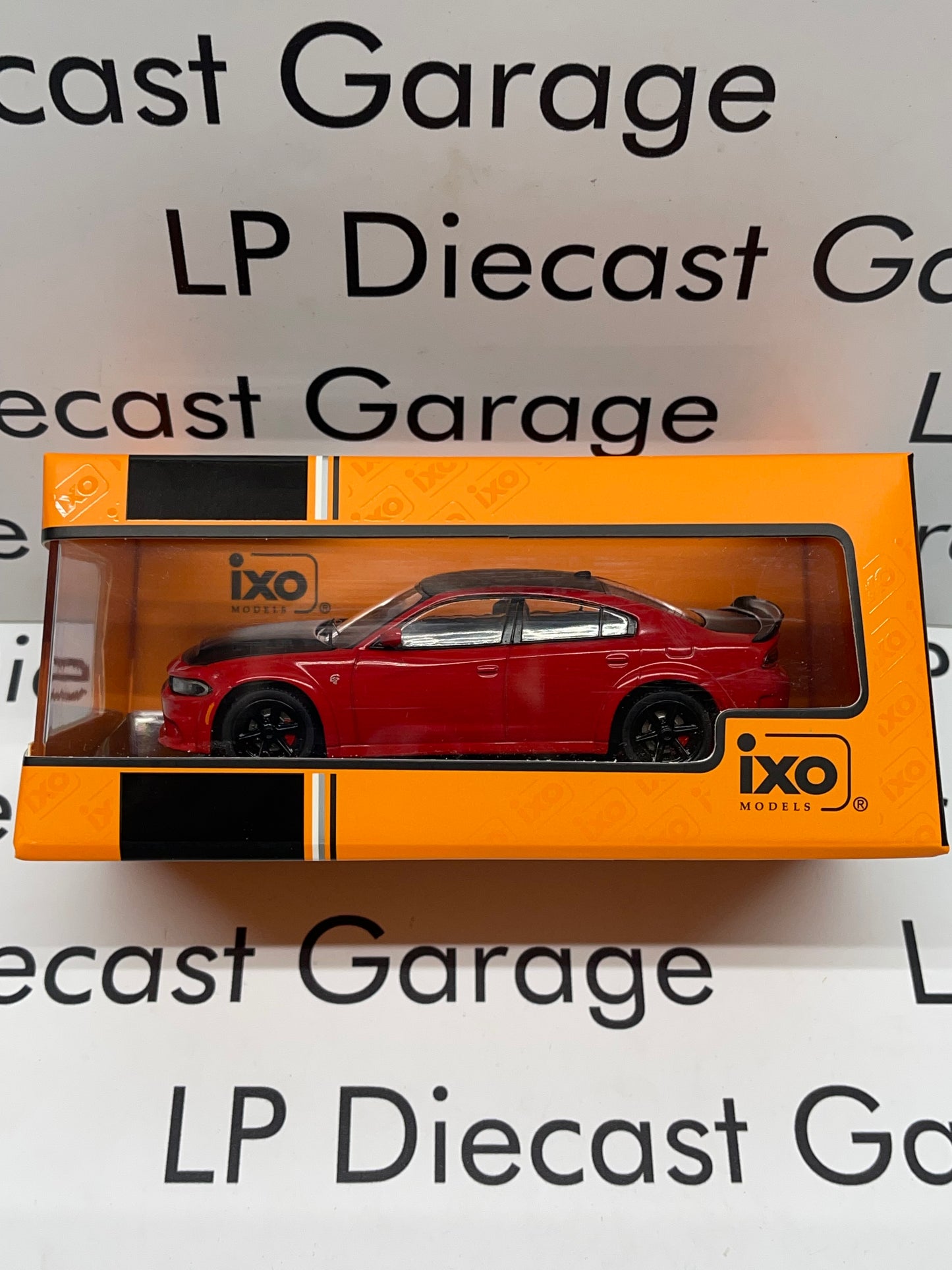 IXO Models 2021 Dodge Charger SRT Hellcat Red 1:43 Scale Diecast