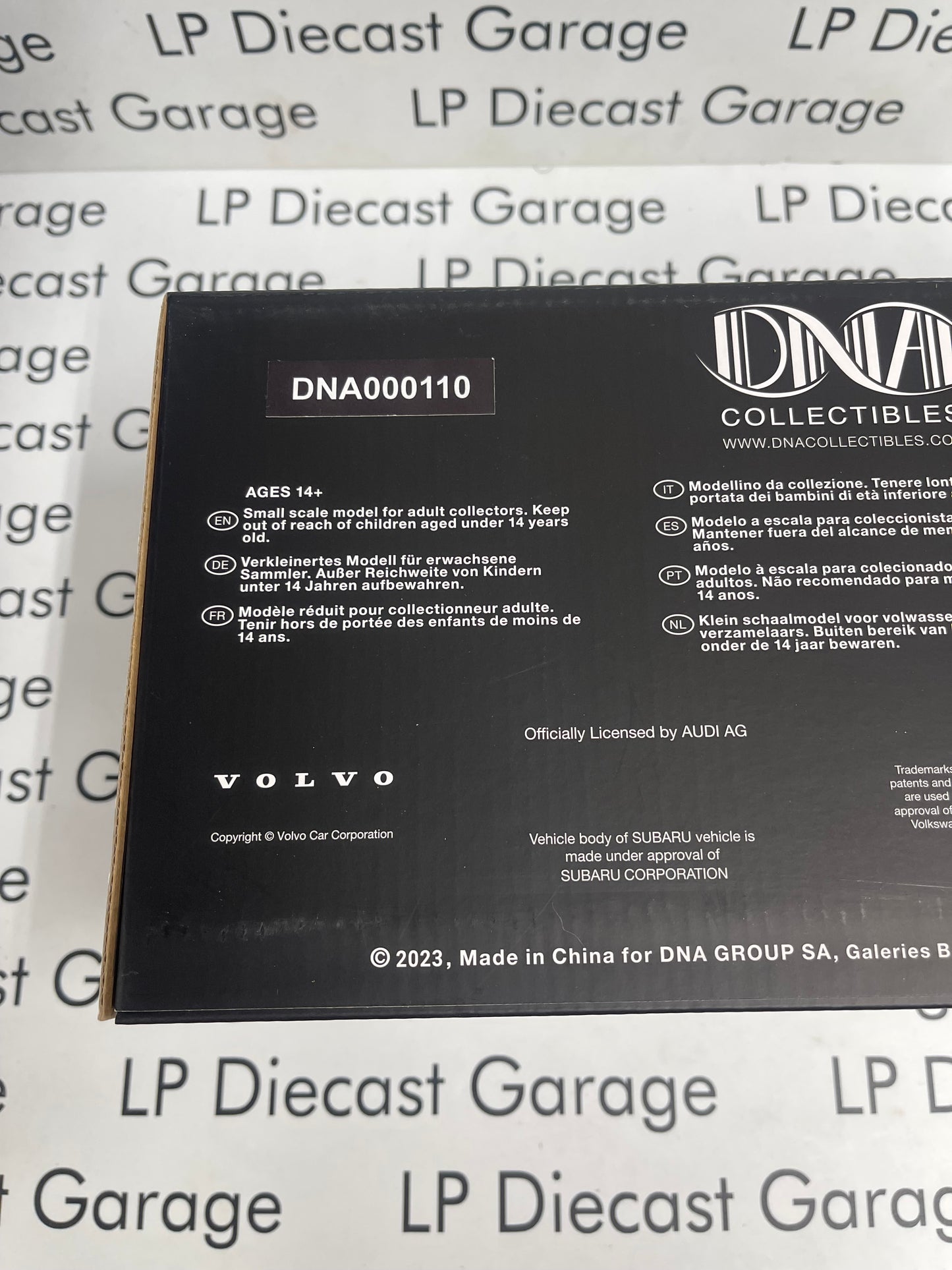 DNA Collectibles 2006 Subaru Legacy Touring Wagon STI S402 White 1:18 Scale Resin Model