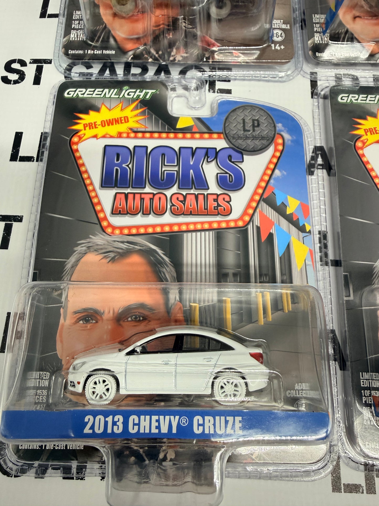 CHASE GREENLIGHT Complete Set of 6 LP Exclusives 1:64 Diecast Ricks Auto Sales
