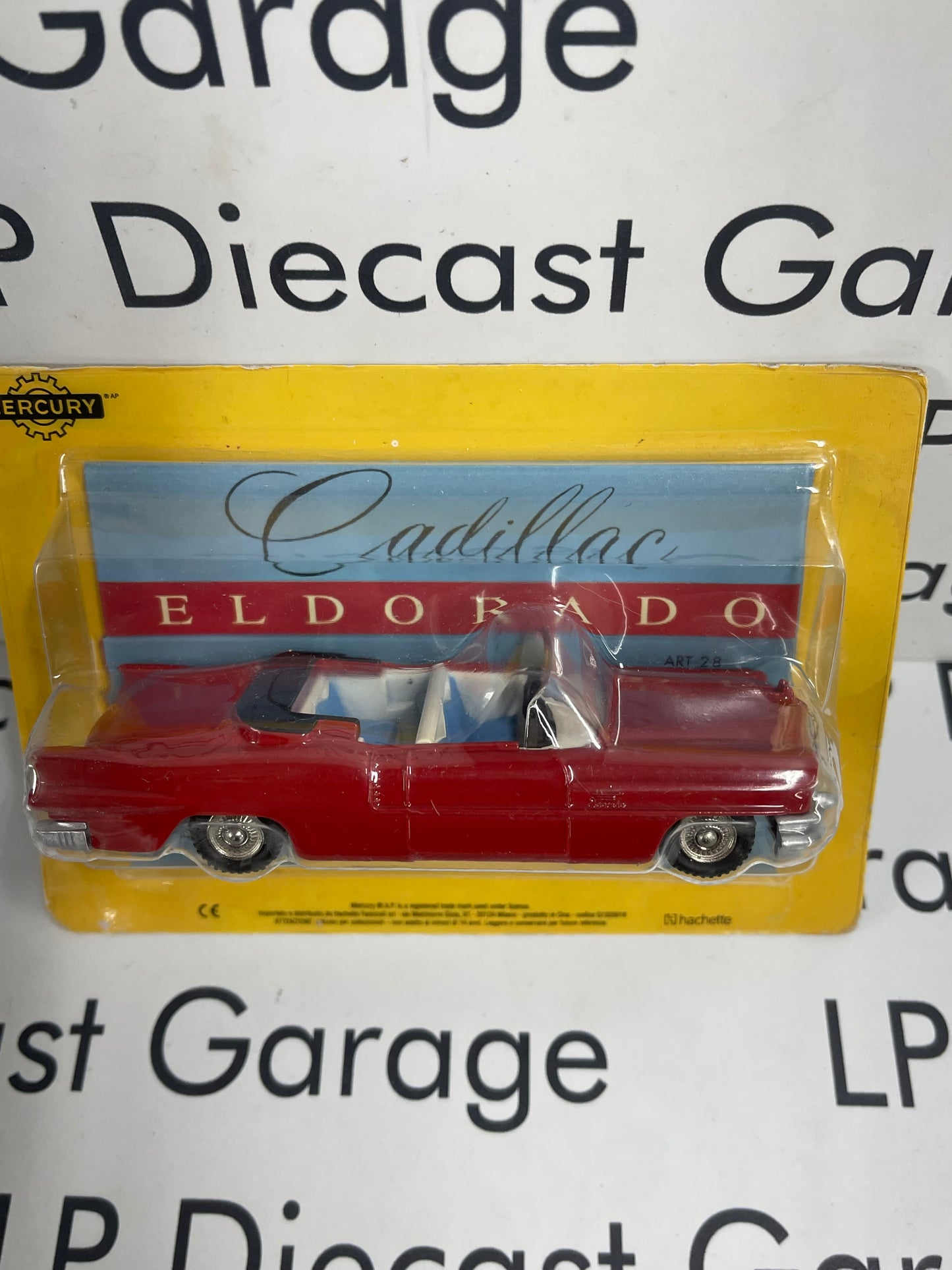 EDICOLA Cadillac Eldorado Convertible Red 1:48 Diecast Hachette Mercury
