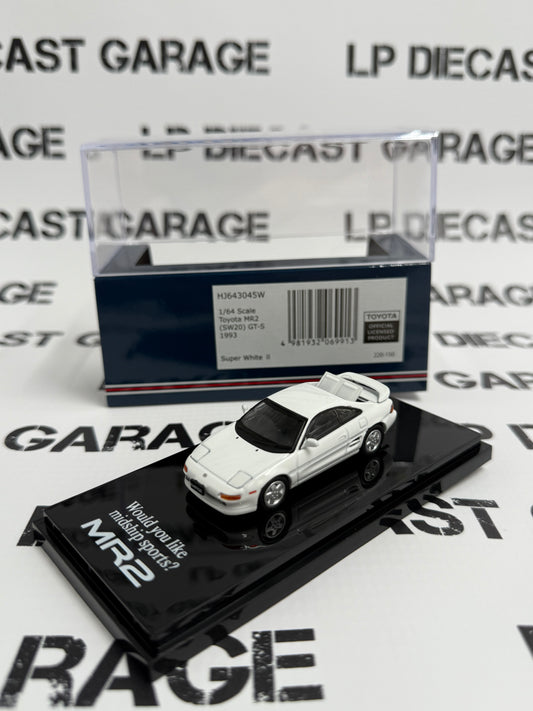 HOBBY JAPAN 1993 Toyota MR2 (SW20) GT-S White 1:64 Diecast