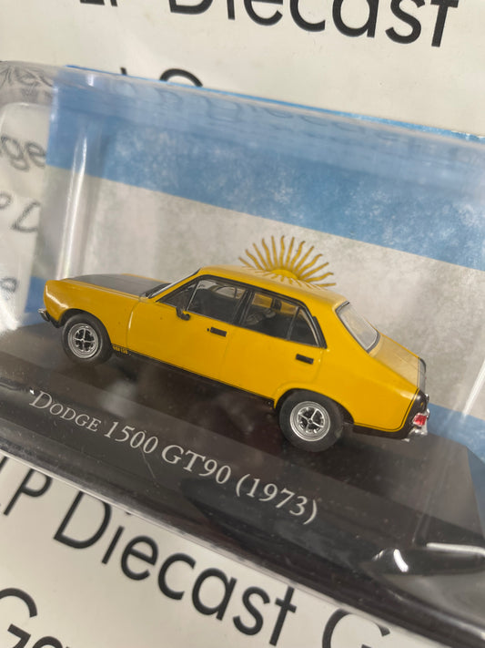 EDICOLA 1973 Dodge 1500 GT90 Yellow Sedan 1:43 Diecast Euro