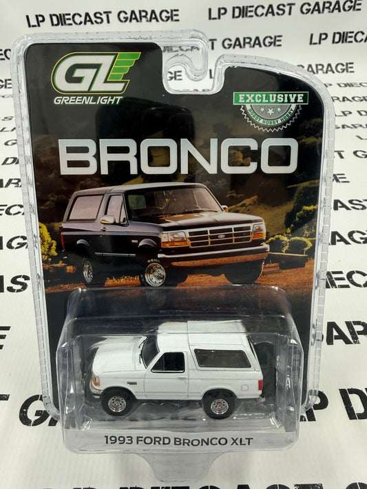 GREENLIGHT 1993 Ford Bronco XLT White OJ 1:64 Diecast