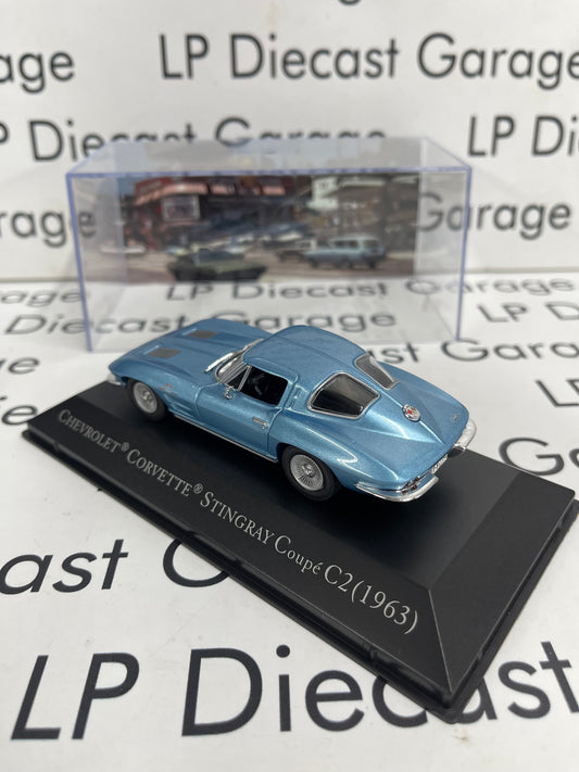 EDICOLA 1963 Chevrolet Corvette Stingray Blue 1:43 Diecast