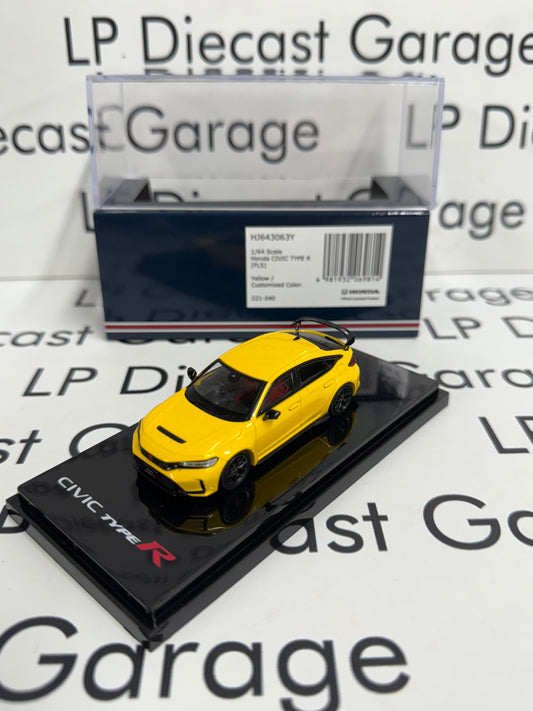 HOBBY JAPAN Honda Civic Type R FL5 Yellow Custom 1:64 Diecast