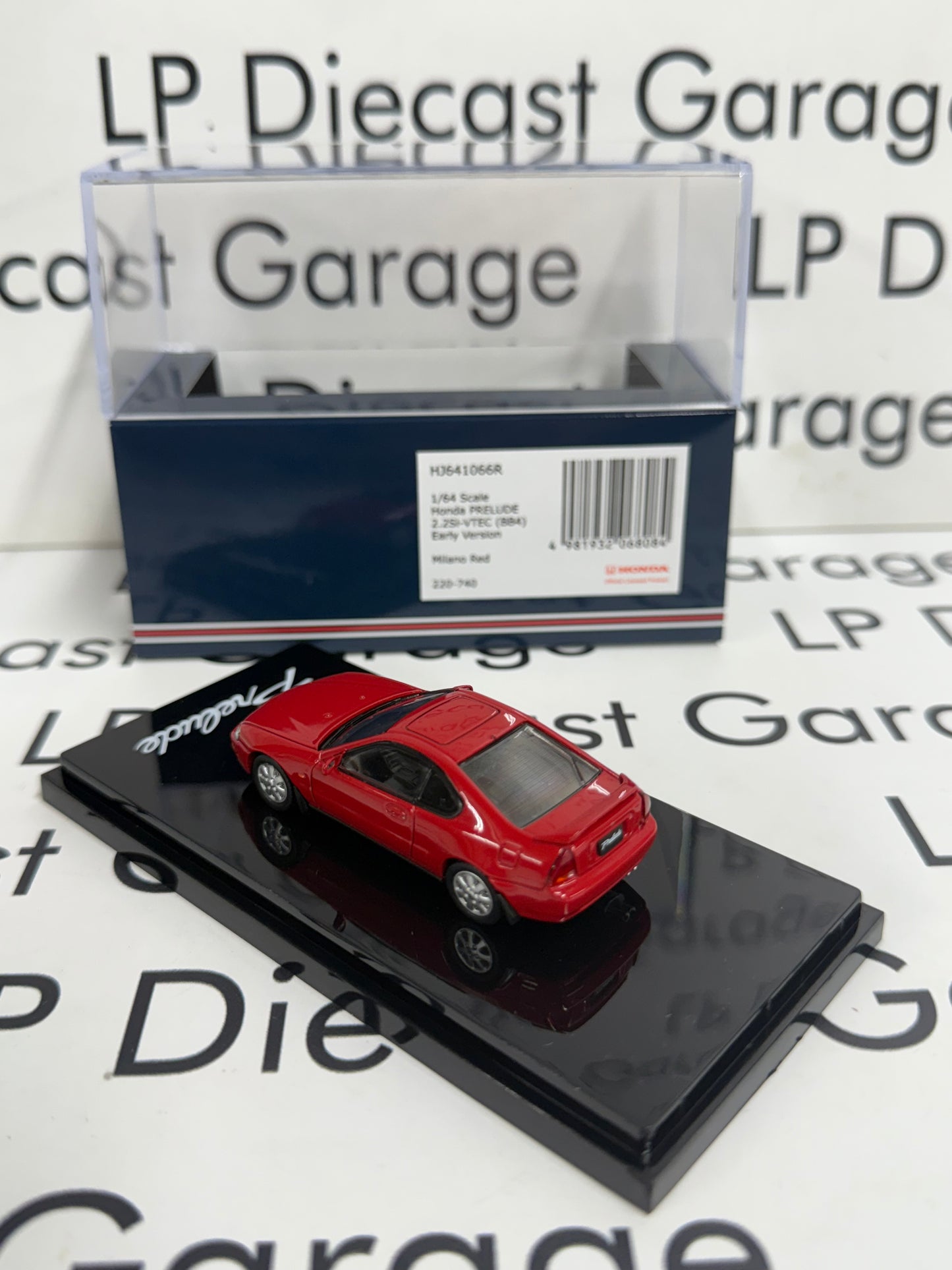 HOBBY JAPAN Honda Prelude 2.2Si VTEC BB4 Milano Red 1:64 Diecast