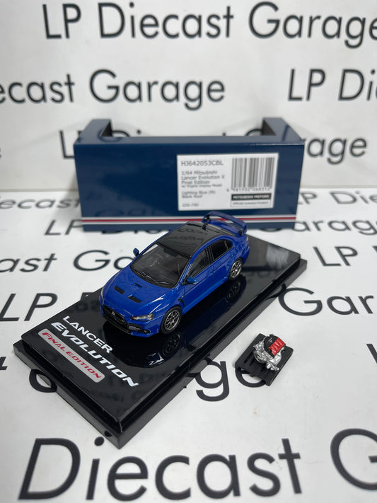 HOBBY JAPAN 2015 Mitsubishi Lancer Evolution Blue 1:64 Diecast Final Edition