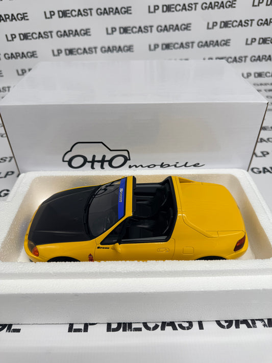 OTTO MOBILE Honda Del Sol Spoon Yellow 1:18 Scale Resin Model OT1154