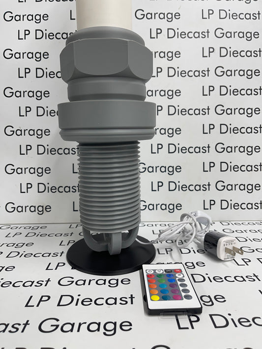 3D Printed Customs 22" Tall Spark Plug Lamp w/ 16 Changing Colors & Remote NOT Diecast