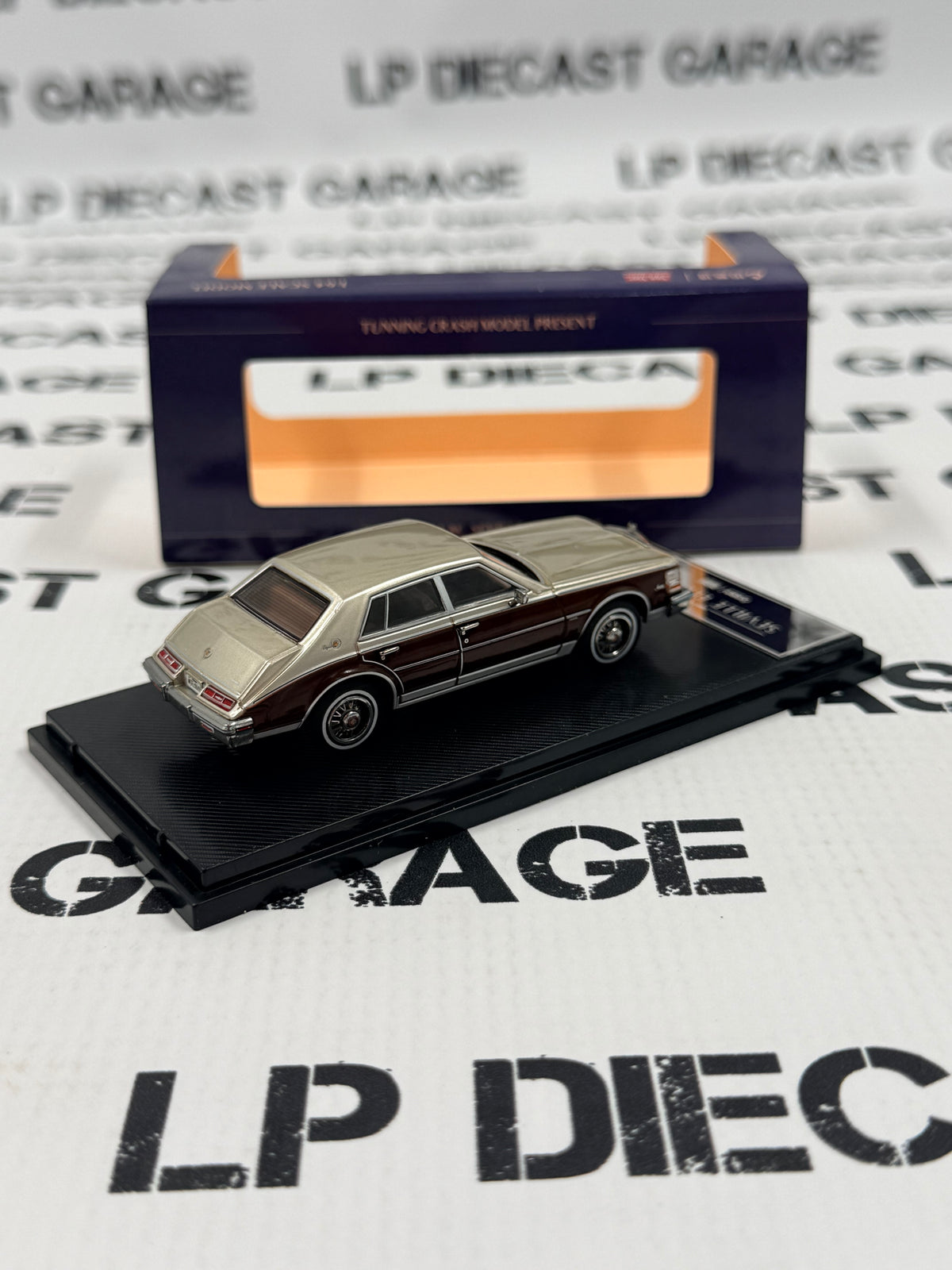 SUN STAR 1980 Cadillac Seville Canyon Rock - Desert Sand 1:64 Diecast Model