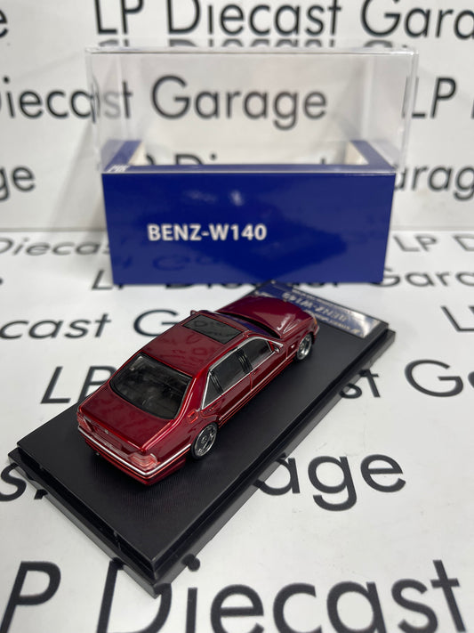 STREET WEAPON Mercedes Benz W140 Red 1:64 Diecast Ghost Player