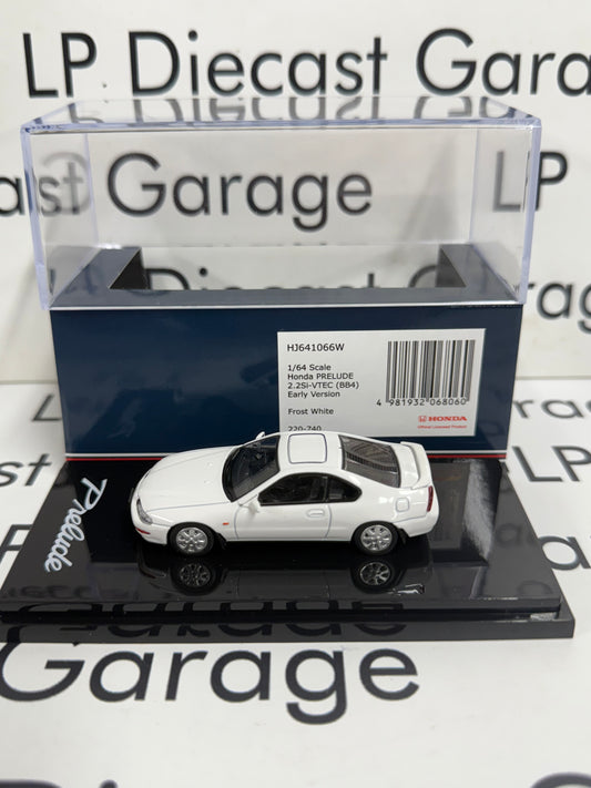 HOBBY JAPAN Honda Prelude 2.2Si VTEC BB4 Frost White 1:64 Diecast
