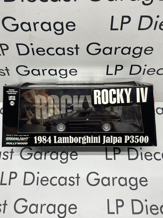 GREENLIGHT 1984 Lamborghini Jalpa P3500 Black 1:43 Diecast Rocky IV