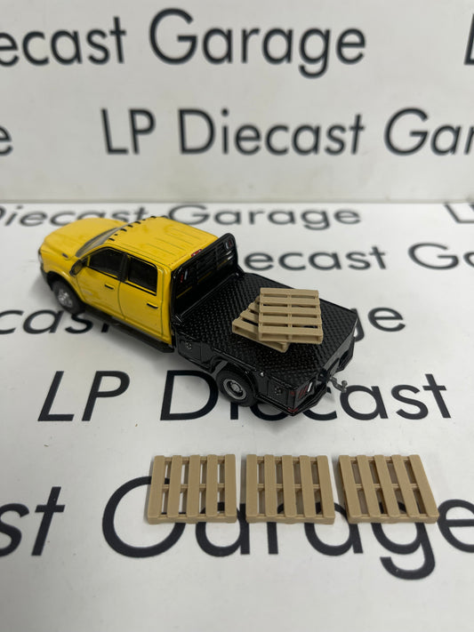 3D Printed Customs Set of 5 Pallets for 1:64 Diecast Construction