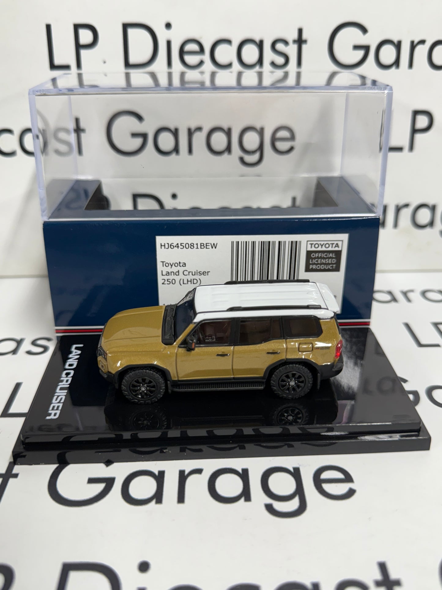 HOBBY JAPAN 2024 Toyota Land Cruiser 1st Edition Sand LHD 1:64 Diecast