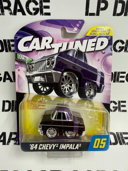 CARTUNED '64 Chevy Impala Purple 1:64 Diecast Series 3