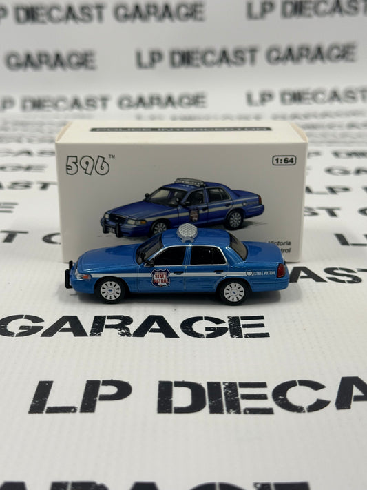 596 Model Ford Crown Victoria Wisconsin State Police 1:64 Diecast