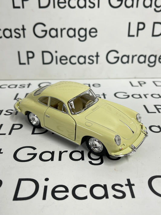 KINSMART 1959 Porsche 356B Carrera 2 Yellow 1:32 Diecast