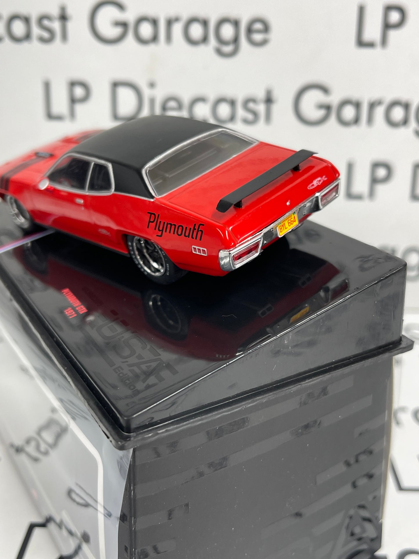 IXO Models 1971 Plymouth GTX Red 1:43 Diecast USA Model