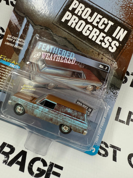 JOHNNY LIGHTNING 1964 Ford Falcon Delivery Project Blue 1:64 Diecast Street Freaks