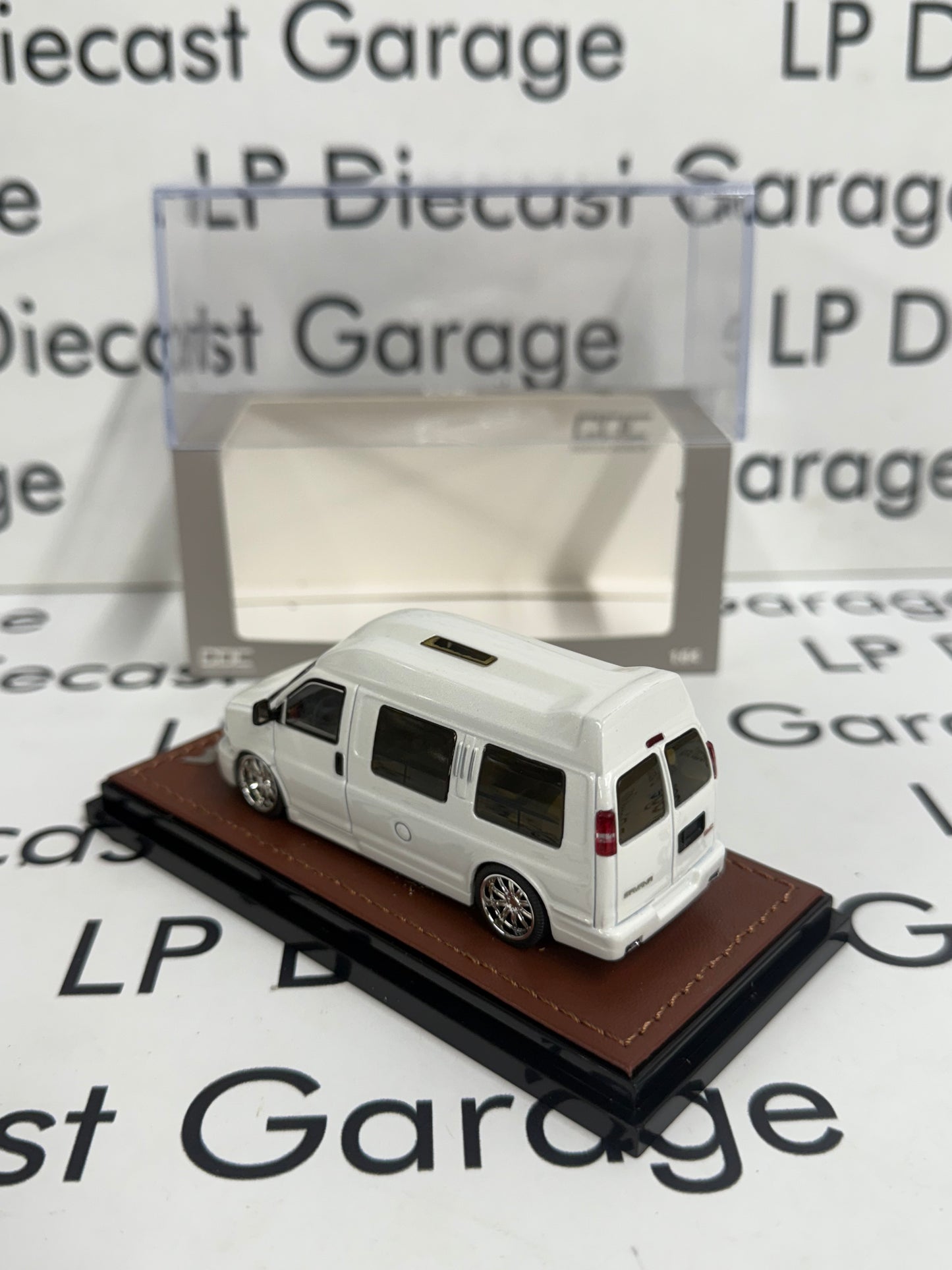 GOC GMC Savana RV Van White Limited Edition 1:64 Diecast Exclusive