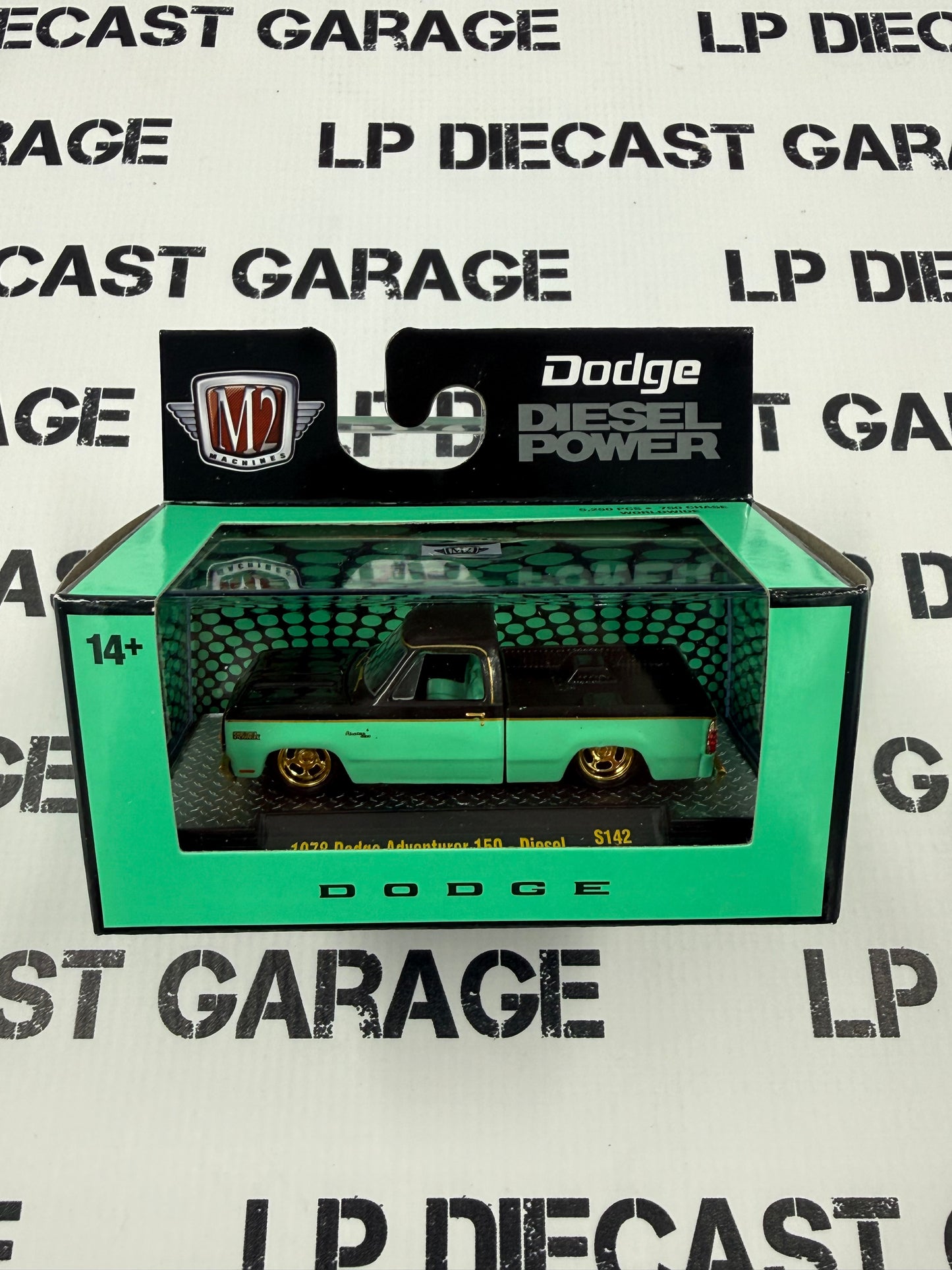 CHASE M2 1978 Dodge Adventurer 150 Diesel Green/ Black 1:64 Diecast