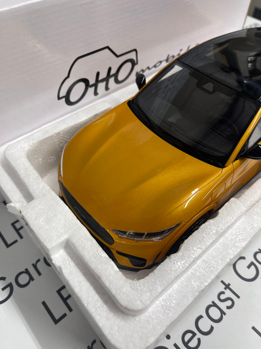 OTTO MOBILE 2021 Ford Mustang Mach E GT Performance Orange 1:18 Scale Resin Model OT983
