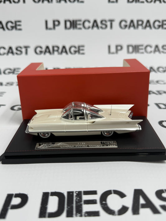 HRN Model 1955 Lincoln Futura Concept White 1:64 Diecast Limited Edition